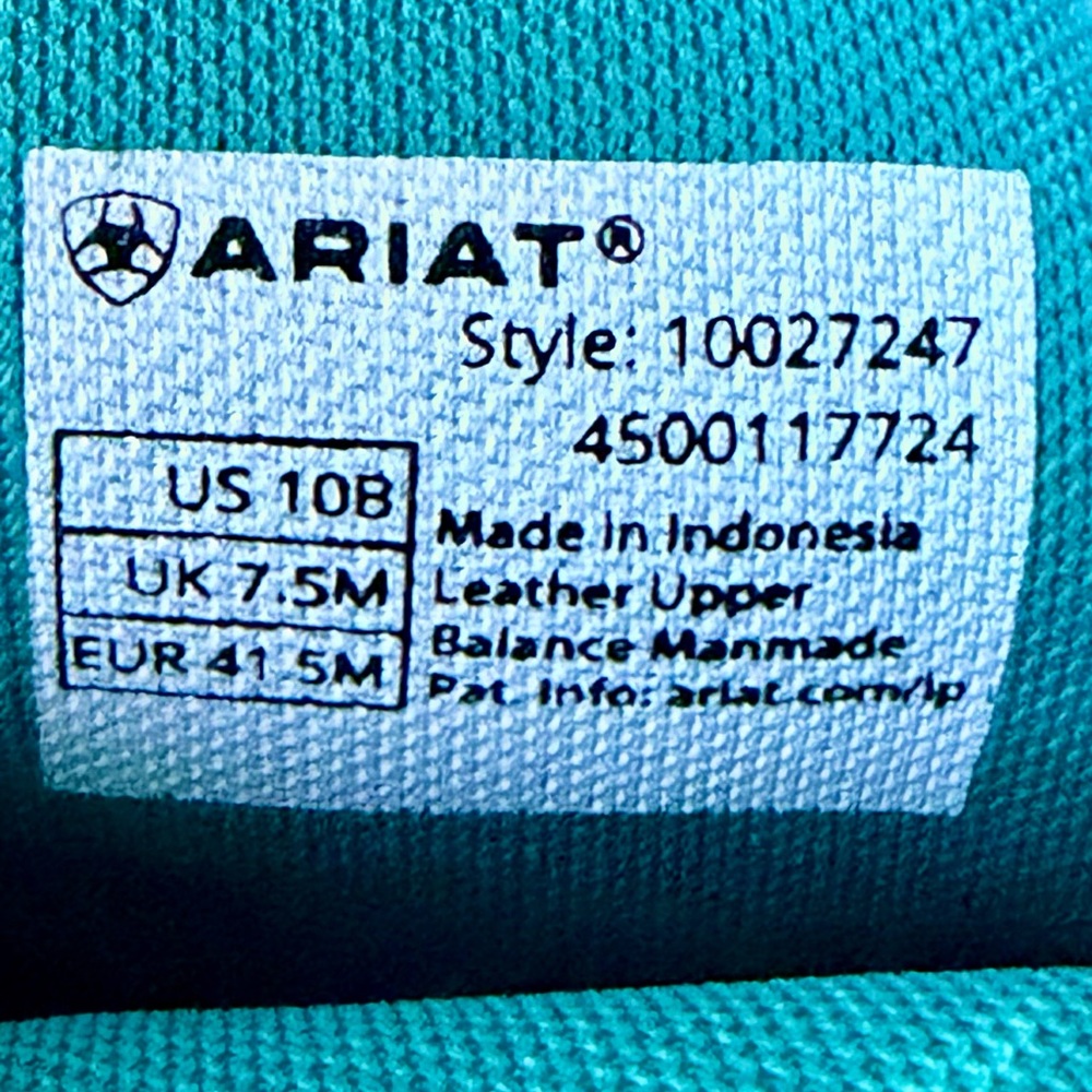 ARIAT Women’s Leather Anthem Java Western Boots, Size 10 - Picture 7 of 7